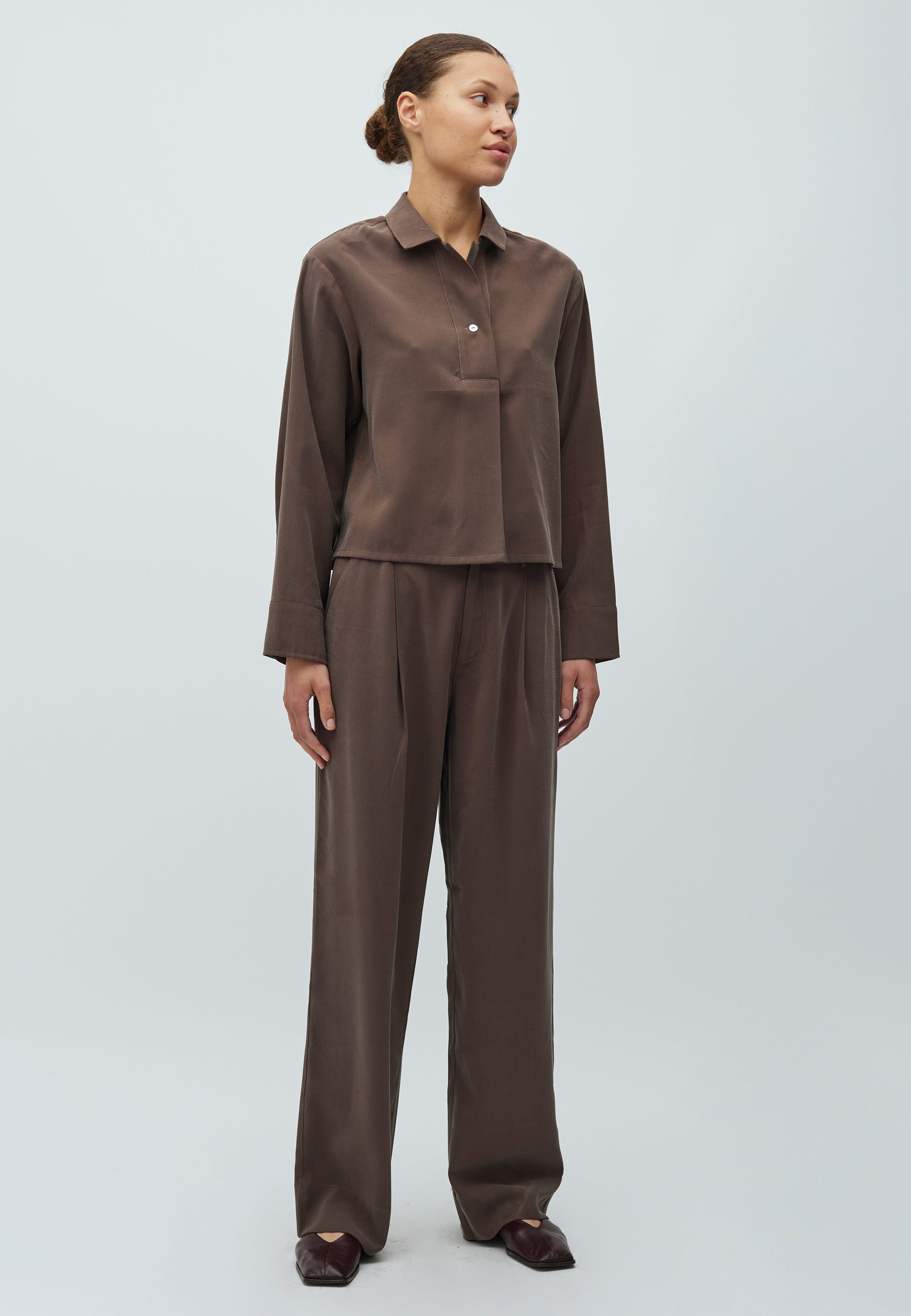 Daniello-M Pants - Chocolate Brown