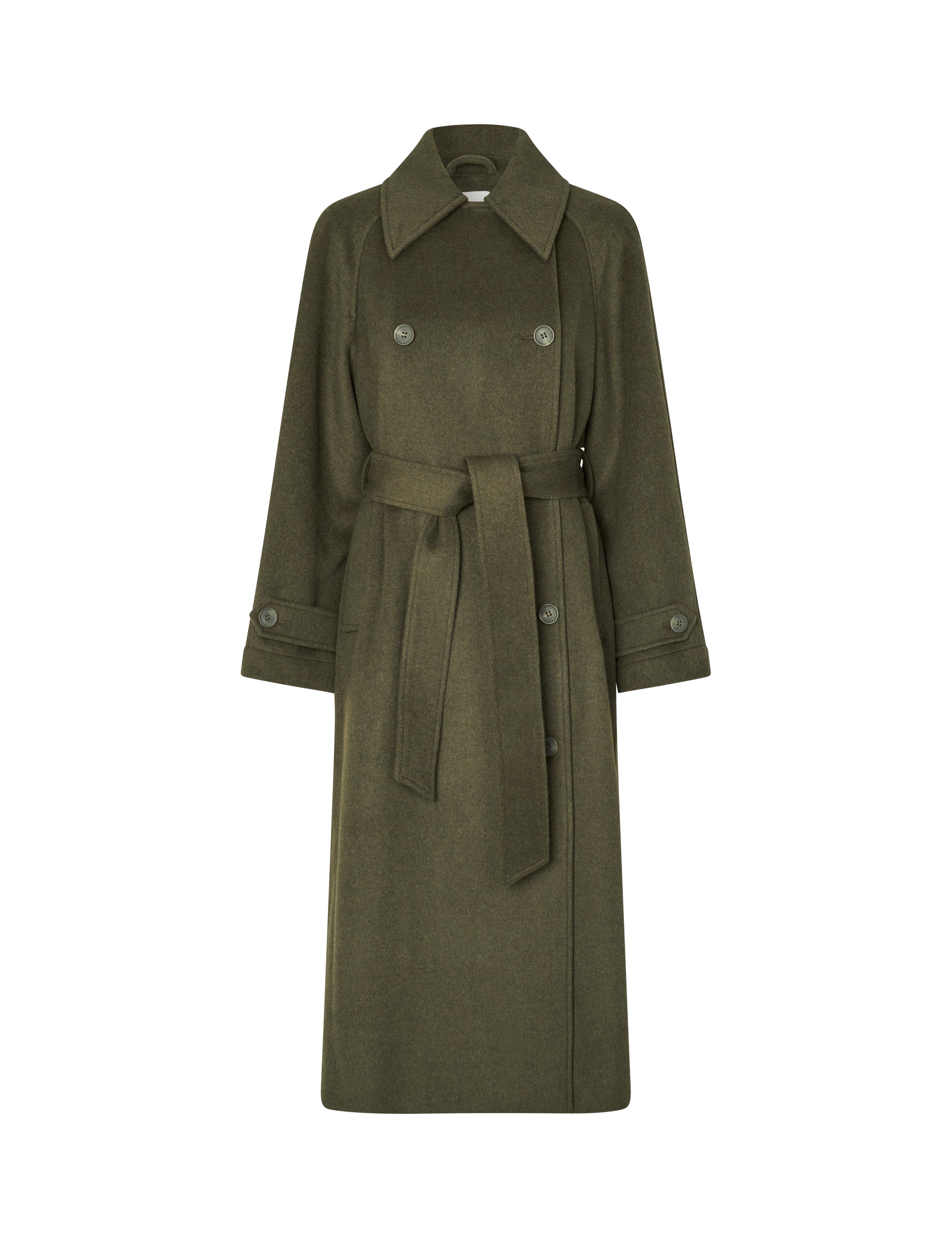 Odonna-M Coat - Dusty Olive Melange