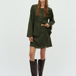 Bellina-M_Pine Green Black Stripe_Model_0