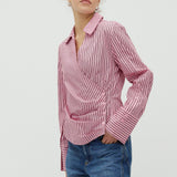 Gerri-M_Pink Bordeaux Stripe_Model_0