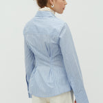 Kaloni-M_Blue Navy Stripe_Model_2