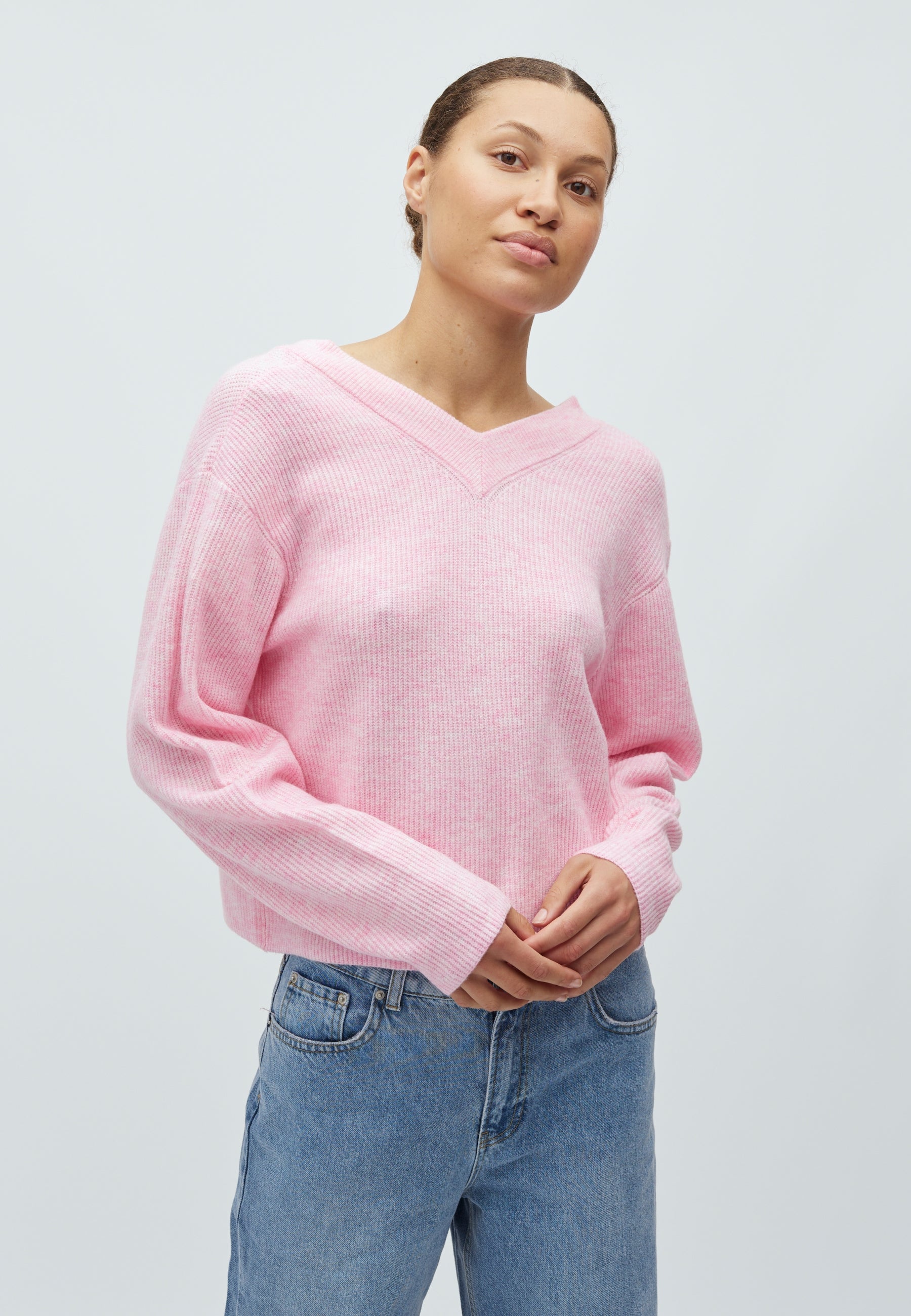 Asato-M Knit - Begonia Pink Melange