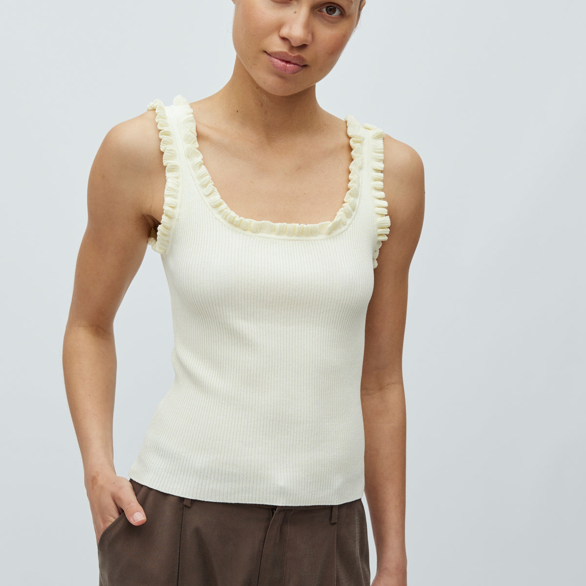 Elinne-M Top - Ivory Yellow