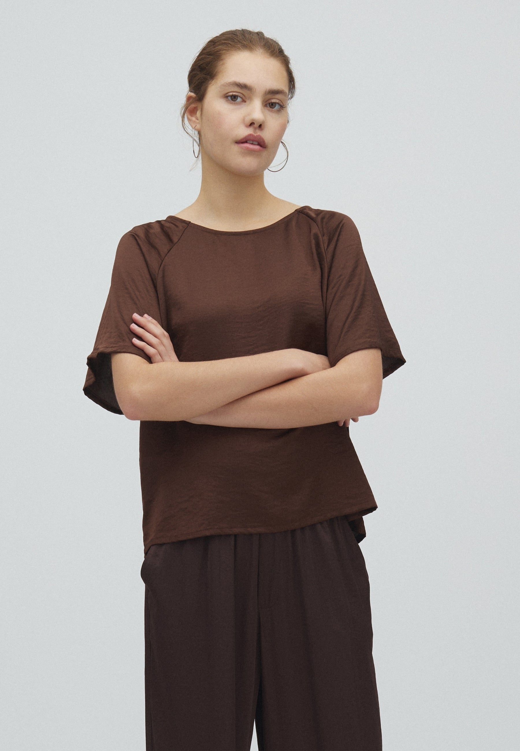 Damik-M Blouse - Chocolate Brown