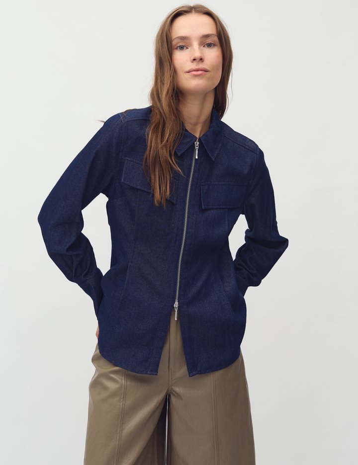 Bican-M Magnolia Overhemdblouse - Denim