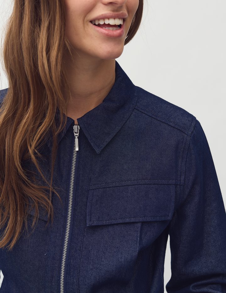 Bican-M Magnolia Overhemdblouse - Denim