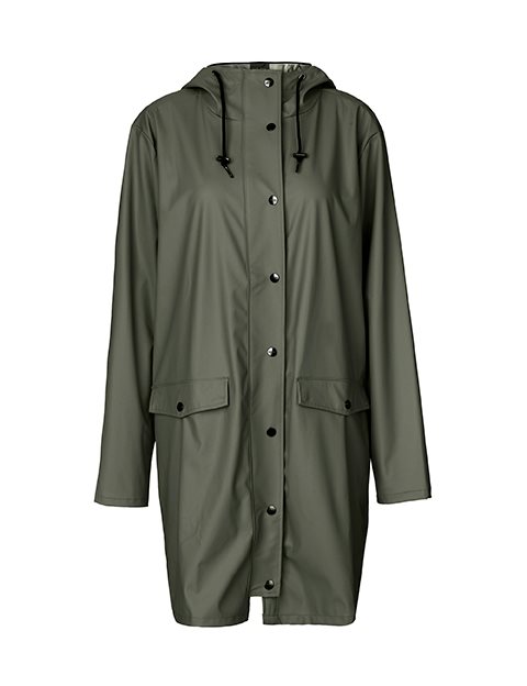 Shop Fabiola Festival Raincoat - Army - mbyM