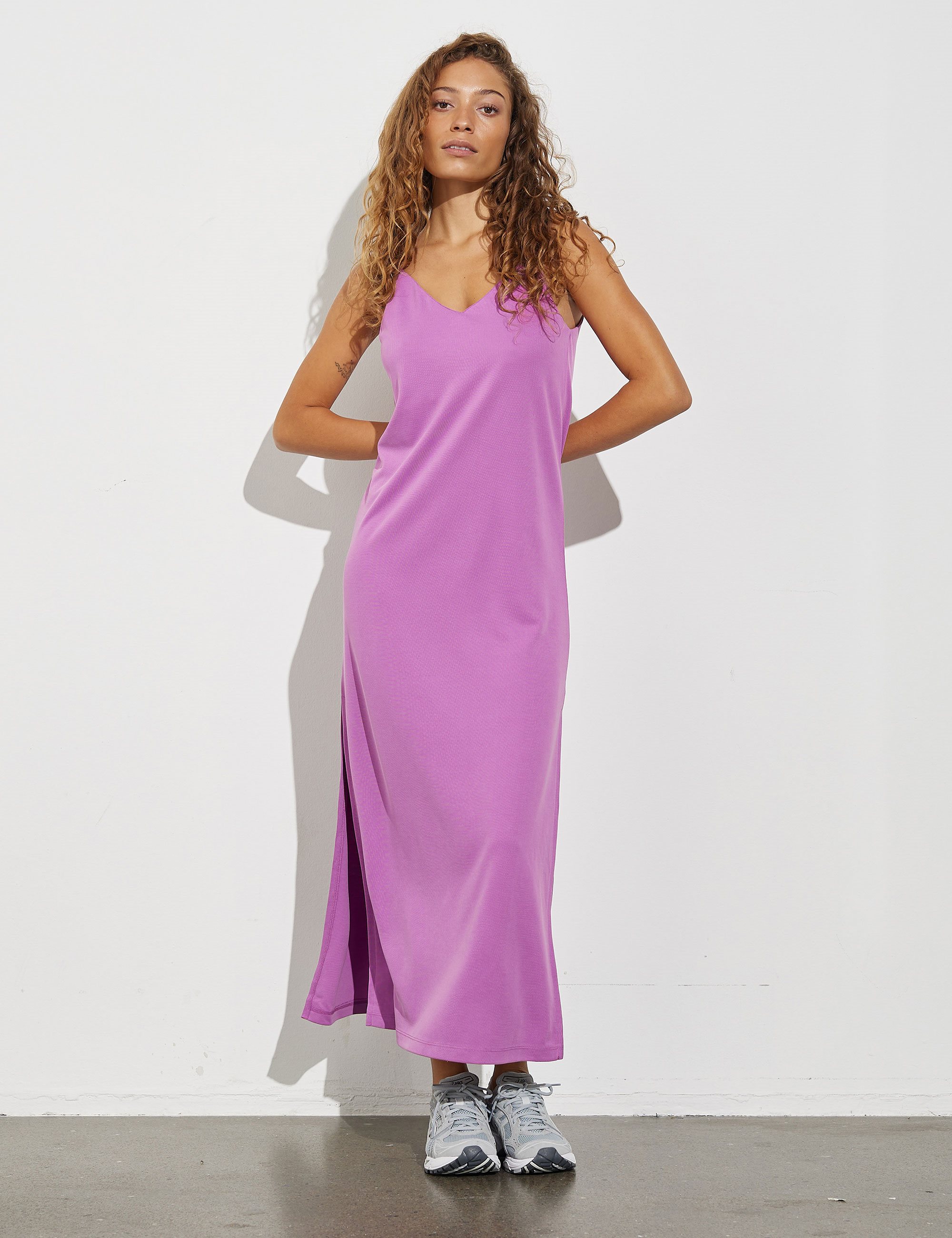 Marta Purple Spandex + Power Mesh Corset Gown – Lea Clothing Co.