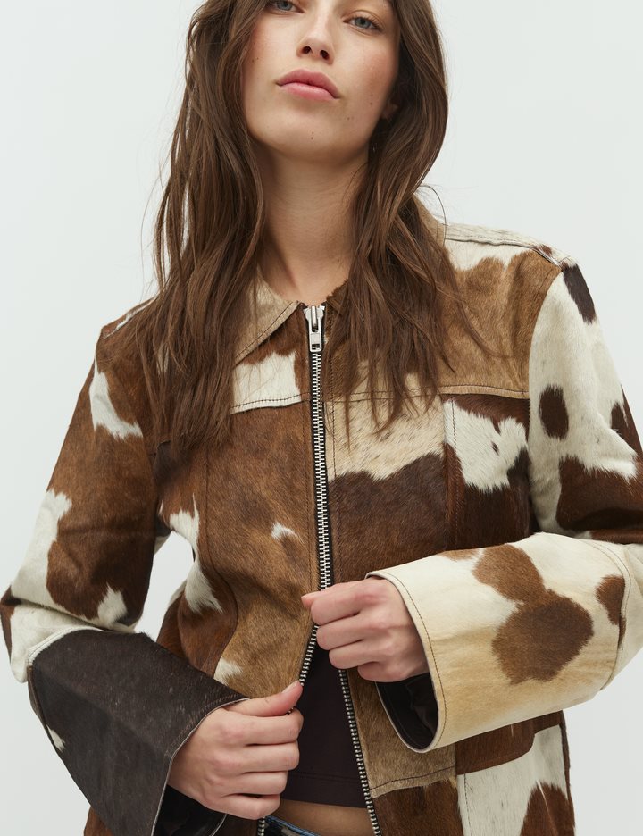 Pre-order Josse-M Leather Jasje - Print